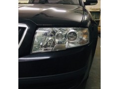 Замена штатных линз Skoda SuperB на биксеноновые линзы Hella 3R Standart 